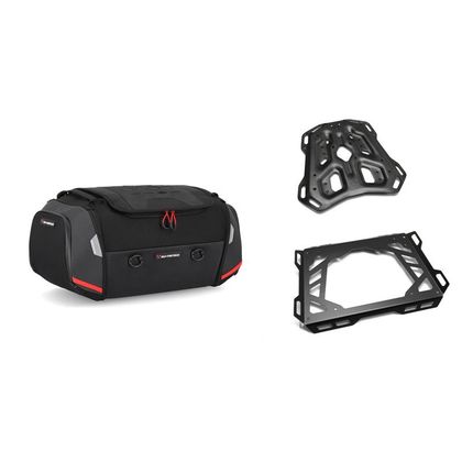 Sacoche de selle SW-MOTECH RACKPACK (42 litres) COMPLET AVEC SUPPORT - Noir
