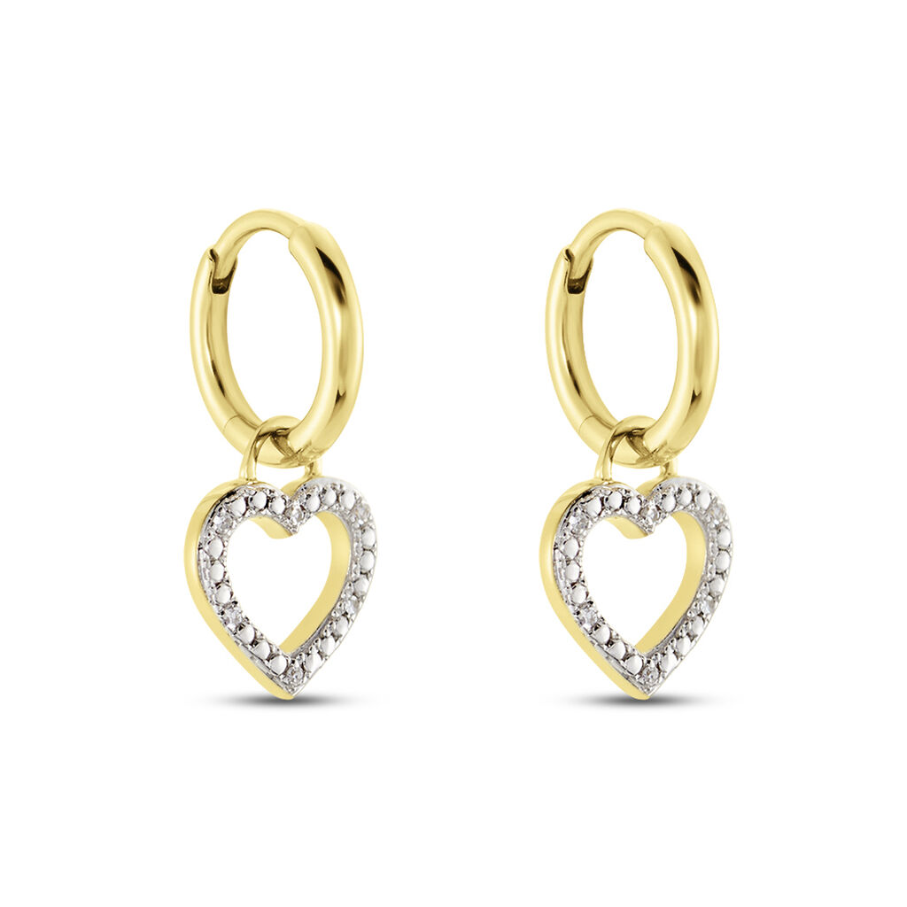 Créoles Belitana Or Jaune Diamant