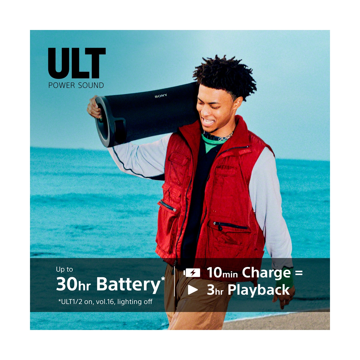 Sony ULT Field 7 bærbar høyttaler (sort)