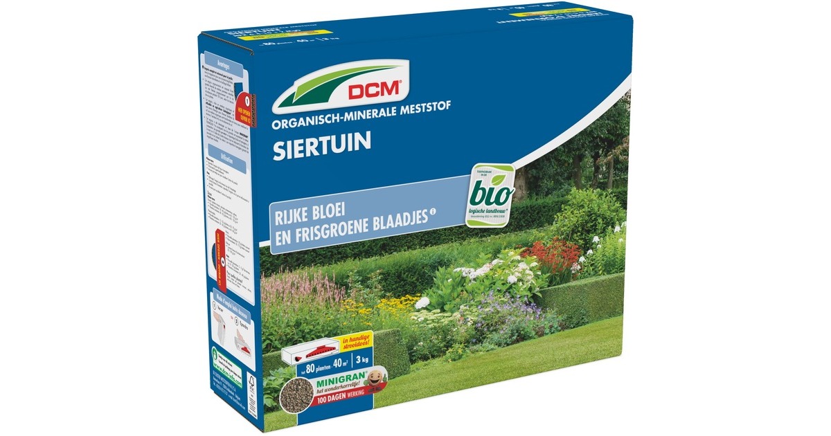 DCMMeststof Siertuin 3 kg  (Tot 40 m²)