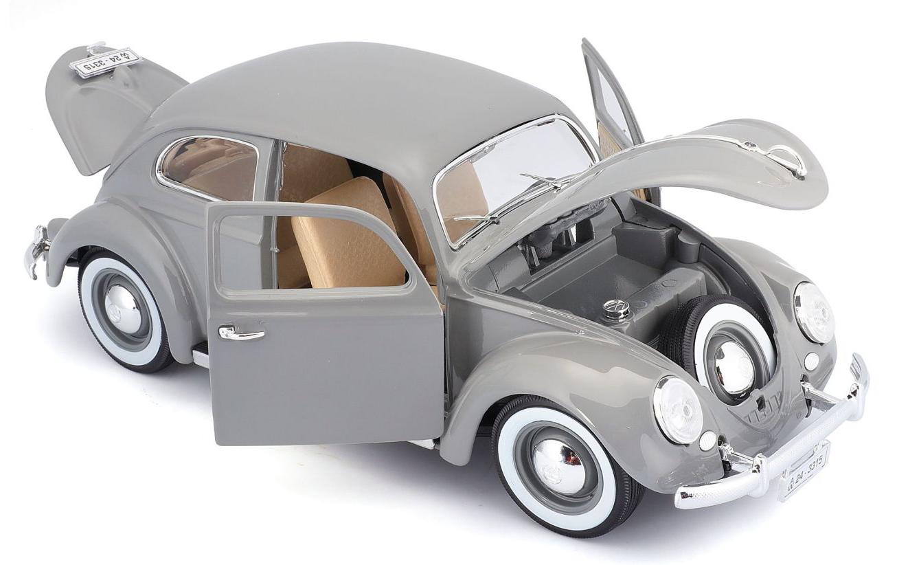 Volkswagen Käfer 1955 Grau 1:18Sammlermodell im Massstab 1:18