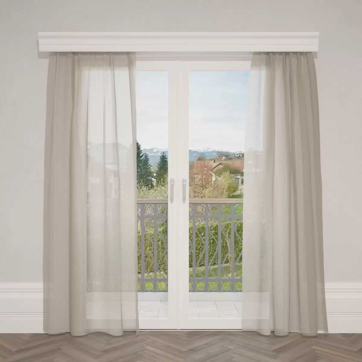 Tagvorhang Lina Beige
