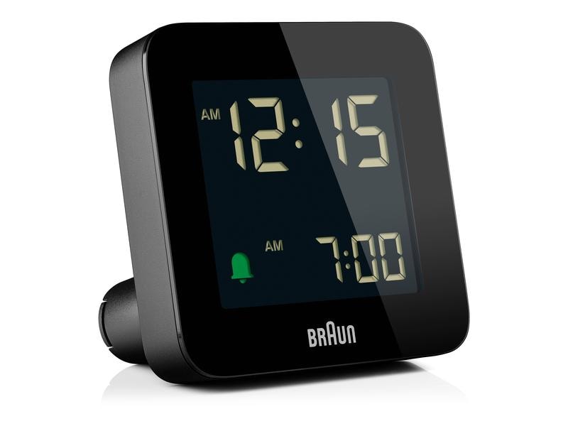 Braun Funkwecker BC09 Schwarz Funkwecker mit LDC Display