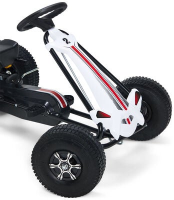 Alex's Garage Tråbil Go-kart, Hvit