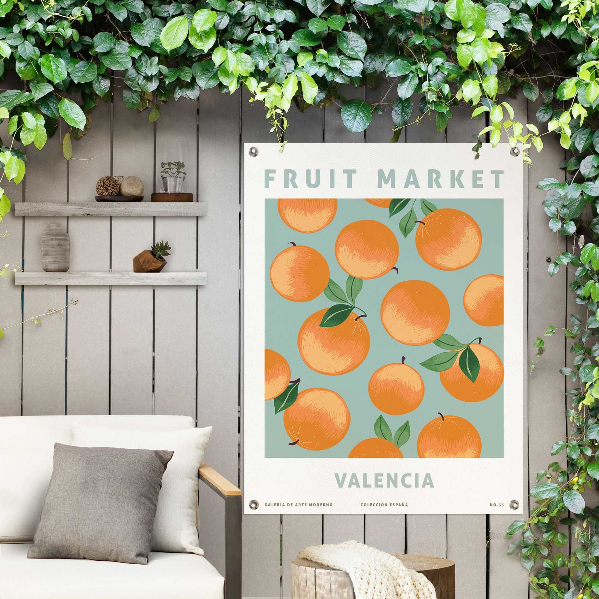 Reinders! Poster »Orangen« Outdoor für Garten oder Balkon