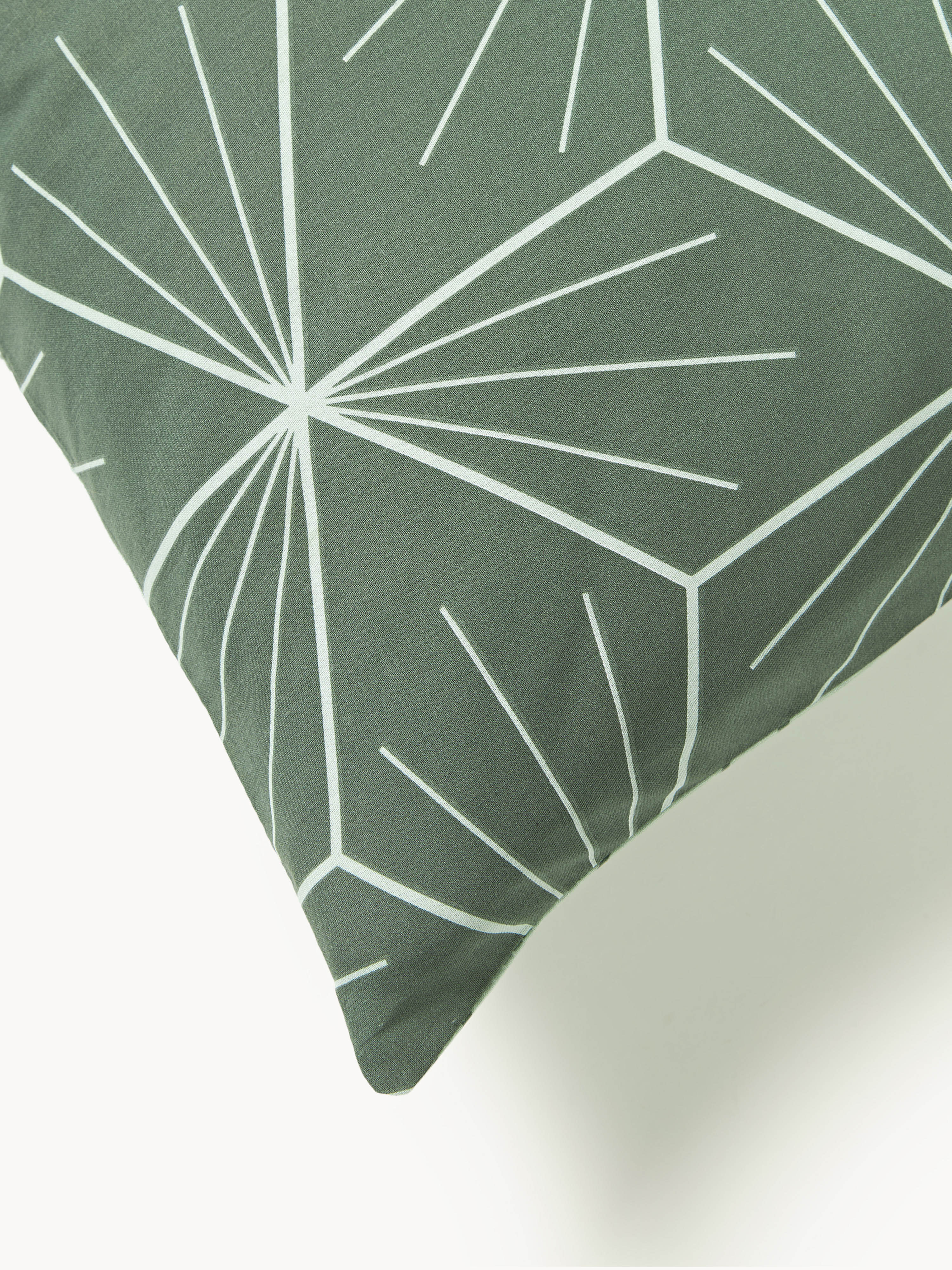Dubbelzijdige kussenhoes Ilda met geometrische print