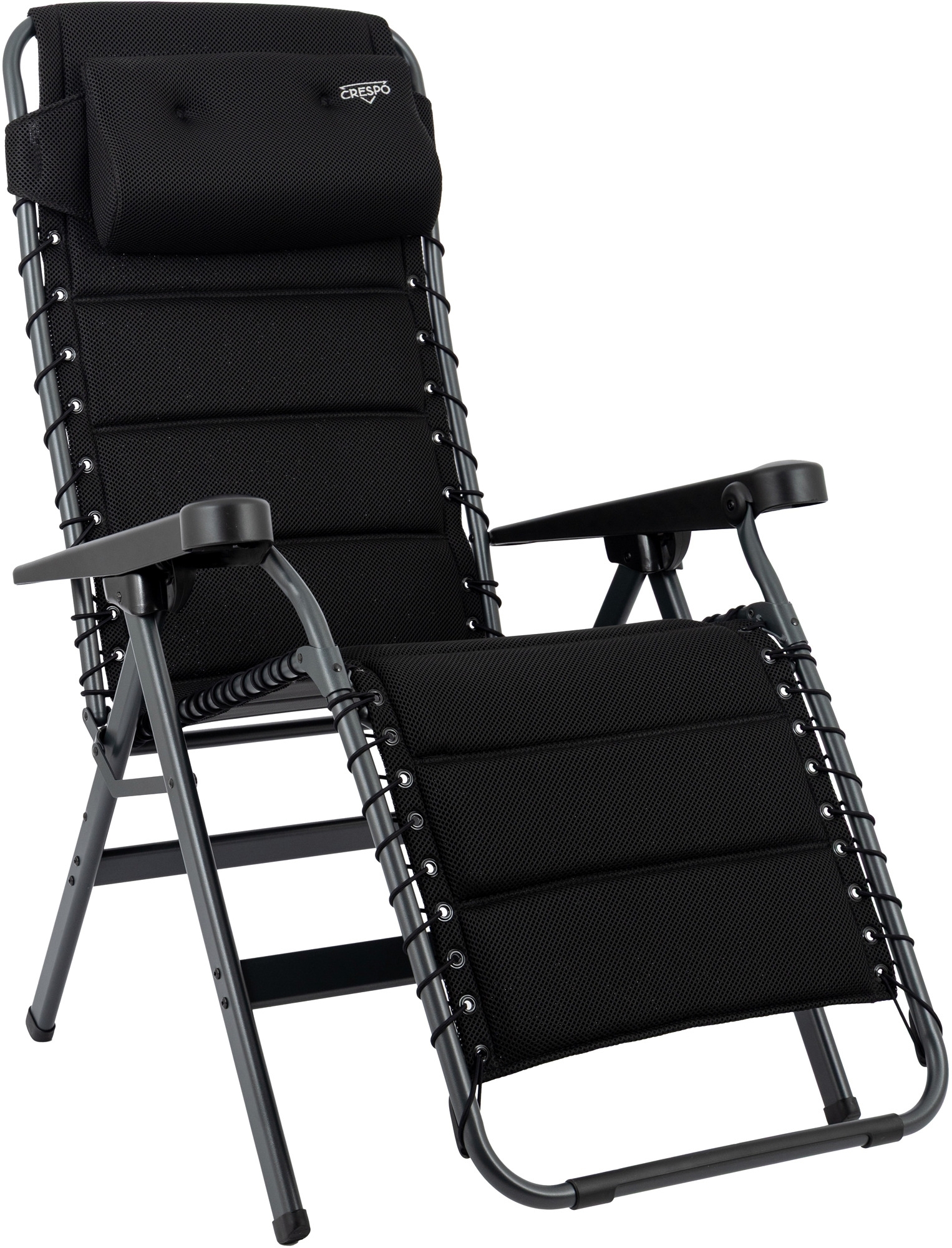 Crespo AP-232-80 Air Deluxe Relaxliege inkl. Tragetasche schwarz