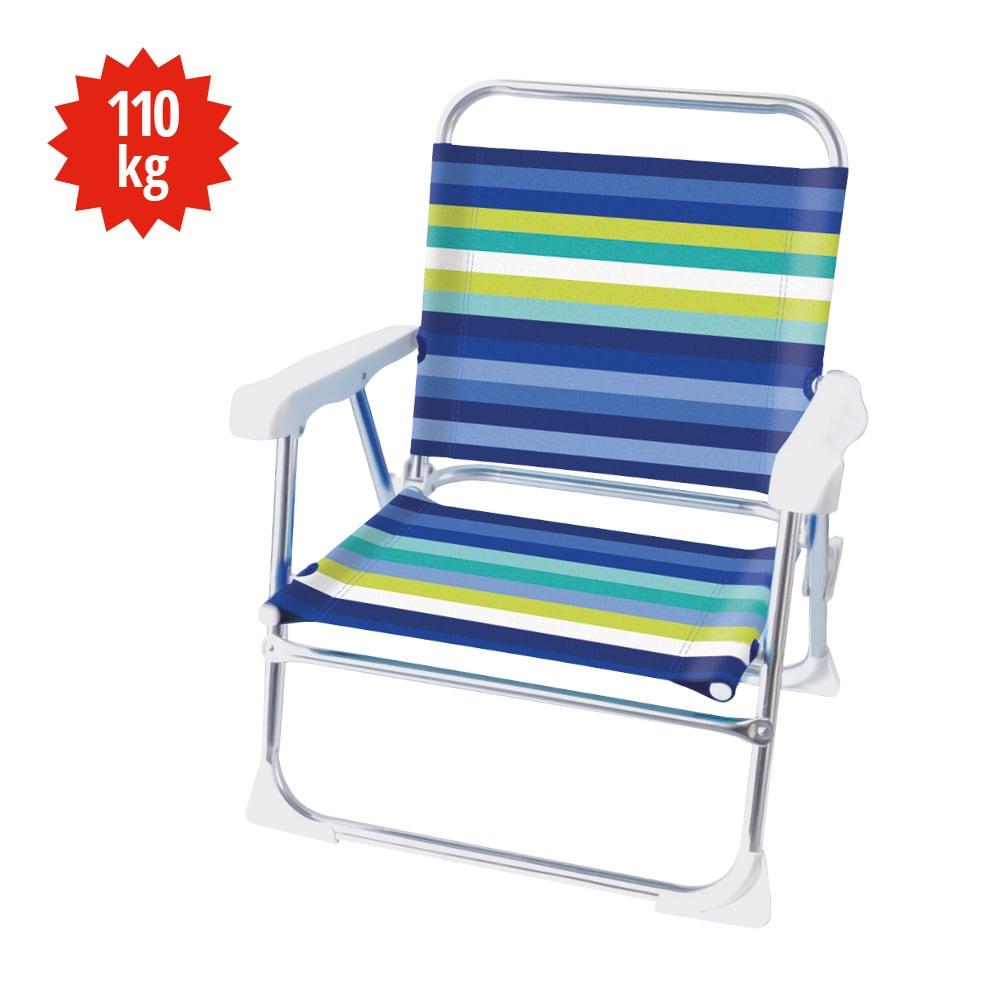 CHAISE BASSE PICCOLO BLEU ET VERT