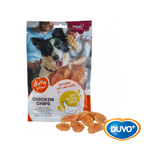 DUVO MEAT CHICKEN CHIPS PACOTE DE 80 GR