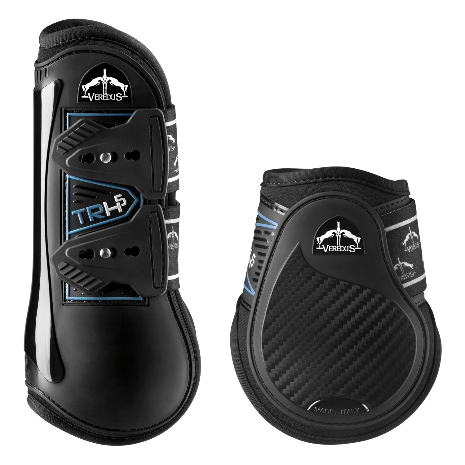 VEREDUS Trainingsstreichkappen TRPro H5, für die Hinterbeine  - black