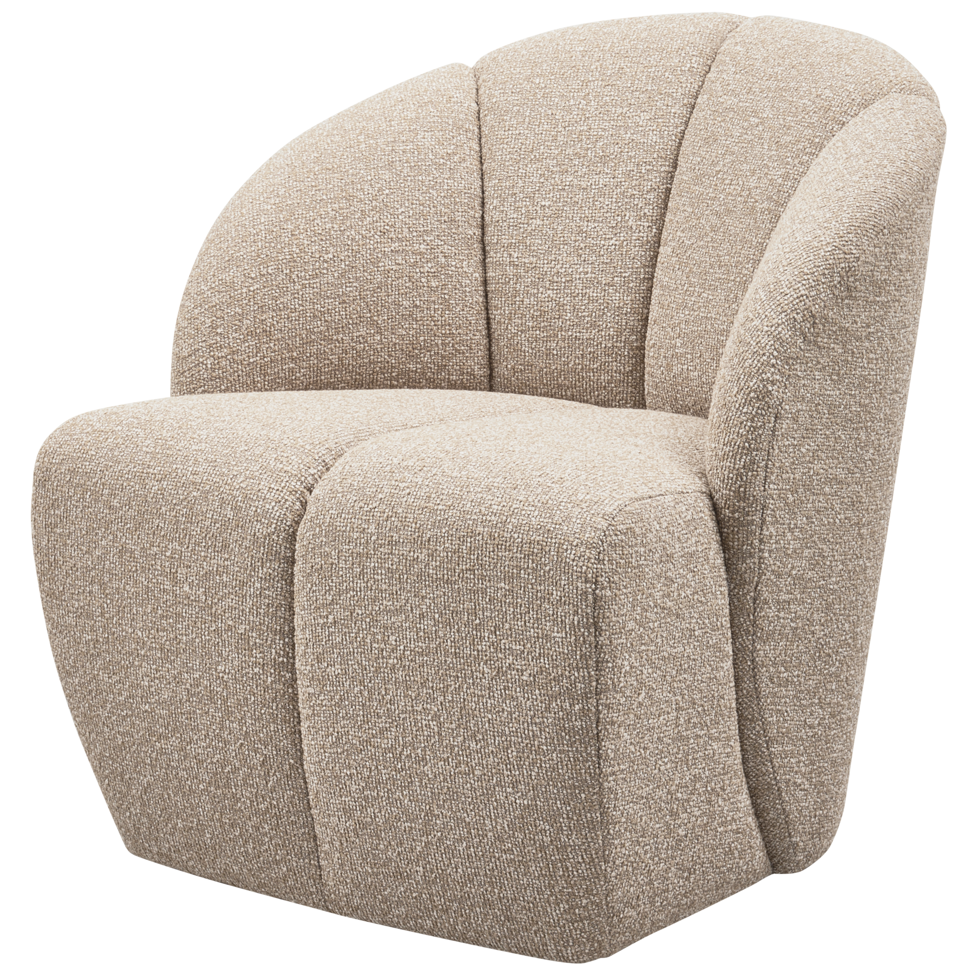 Draaifauteuil Mojo Mojo Draaifauteuil - Bouclé - Beige Melange