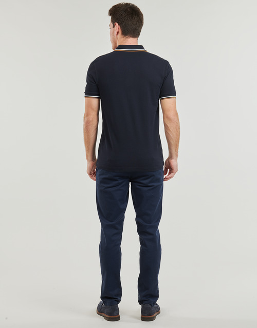 Fred Perry - TWIN TIPPED FRED PERRY SHIRT - Marine / Beige / Blanc