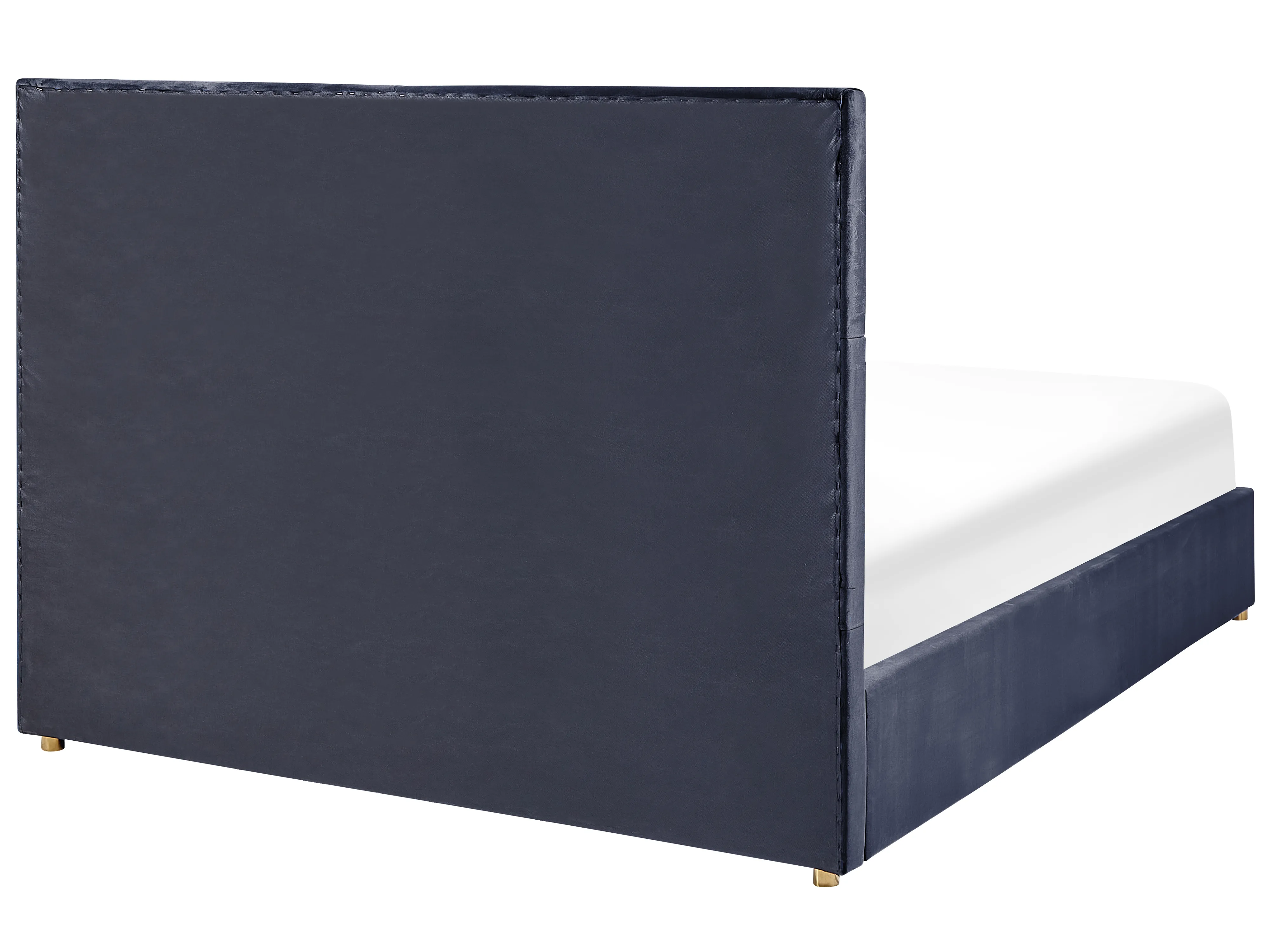 Bed met opbergruimte Fluweel VERNOYES 180 x 200 cm Zwart