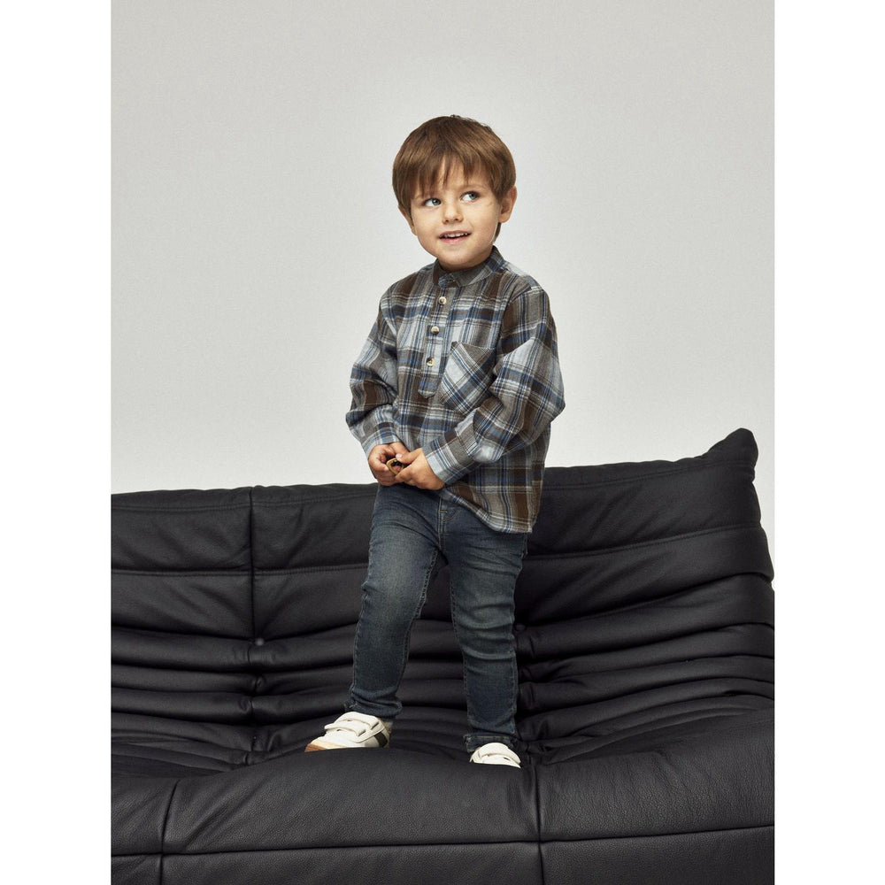 Køb Name It Vintage Dark Blue Denim Nmmtheo Dnmthayer 2689Swe Key Bukser Noos