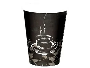 Kaffebæger Pap Ø90xH110mm 30cl 12oz Single Wall Coffeecup,20 ps x 50 stk/krt