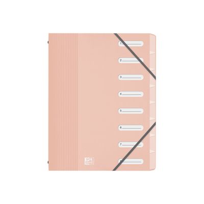 Oxford School Life - Trieur 8 positions - A4 - disponible dans différentes couleurs