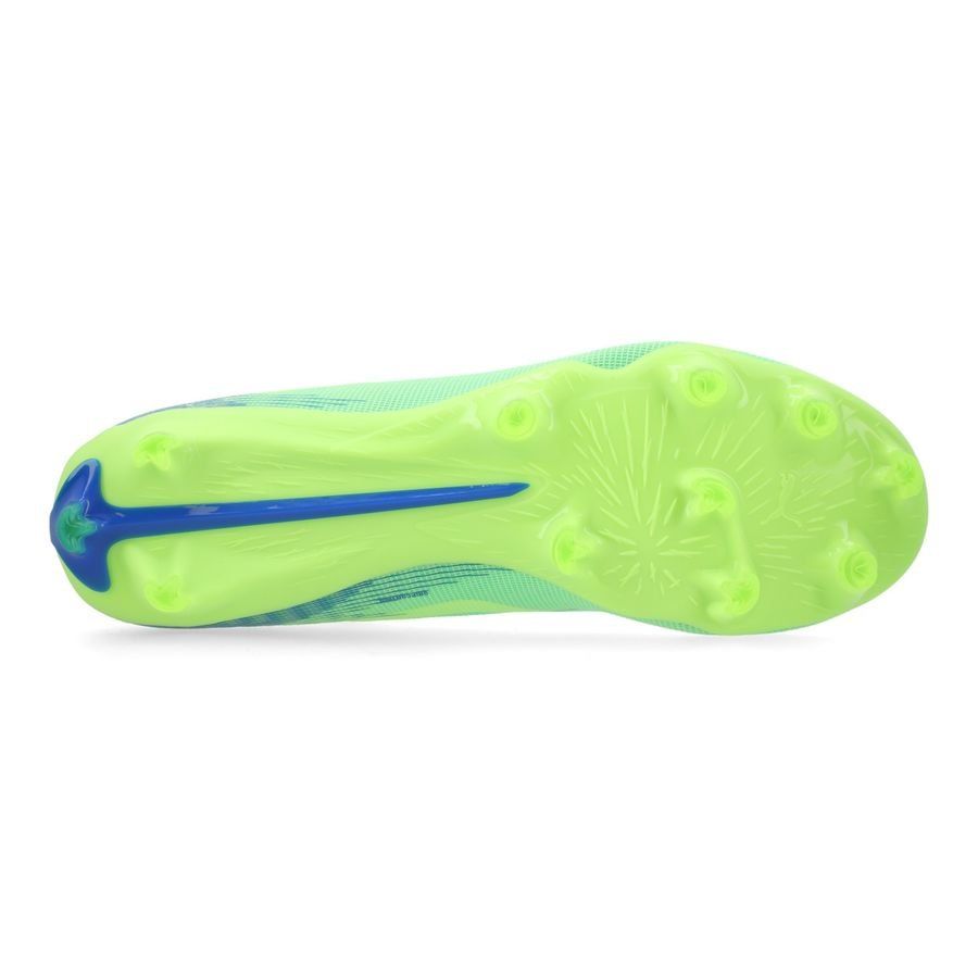 PUMA Ultra 5 Match   FG/AG Lights Out - Fizzy Apple/Blanc/Bleu