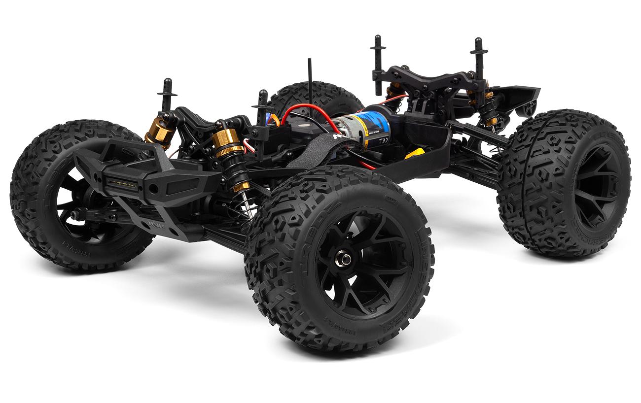 Monster Truck Quantum2 MT 4WD Blau, ARTR, 1:10<br>Off-Road RC Modell mit Brushed Allradantrieb