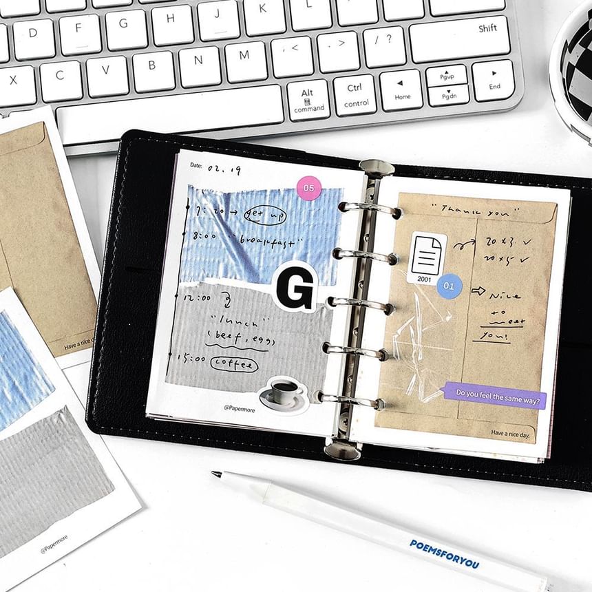 pinkjuava - Stationair print memoblok (verschillende ontwerpen)