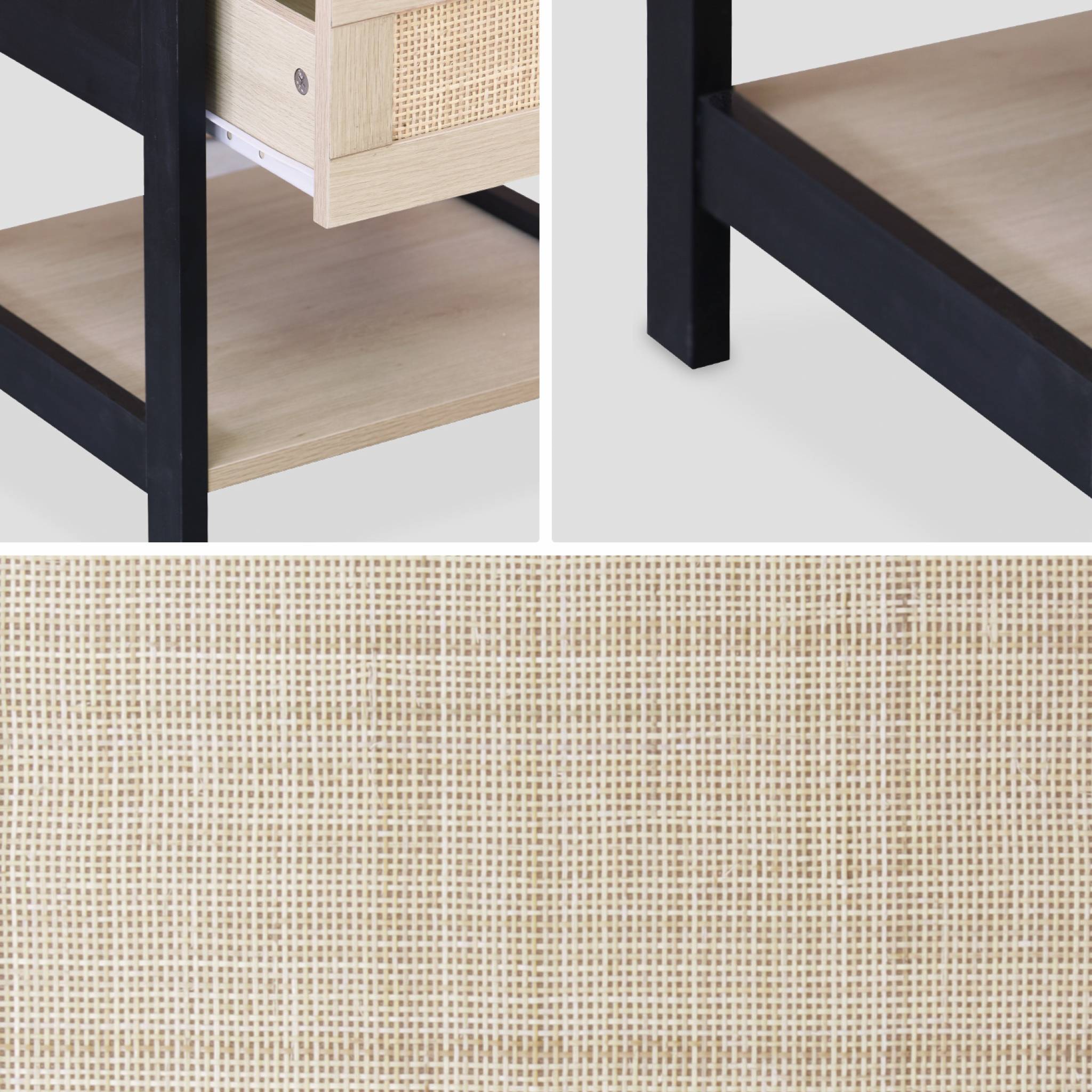 sweeek - Twee nachtkastjes met webbing