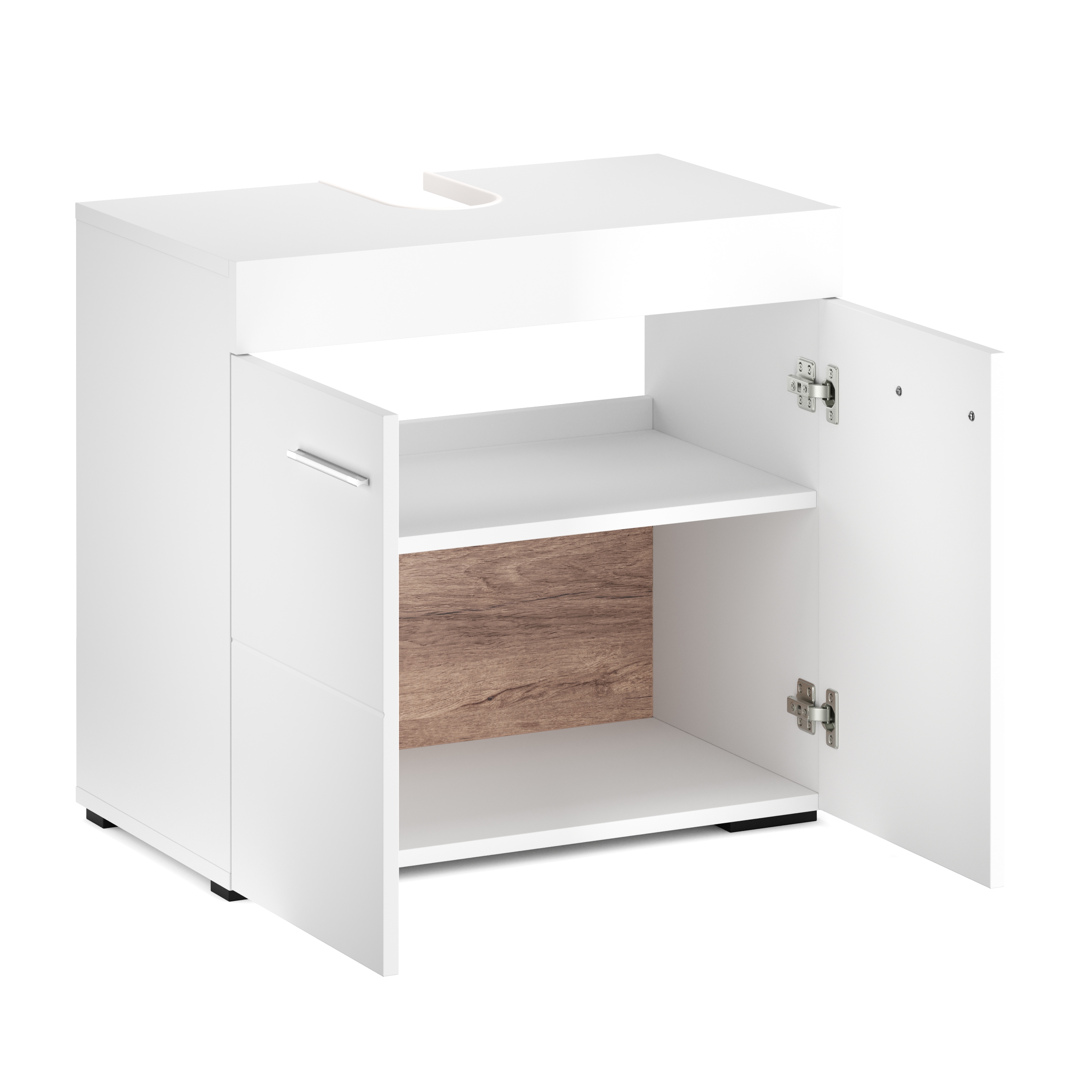 Waschbeckenunterschrank SIMONA 60 x 34 x 56 cm weiss