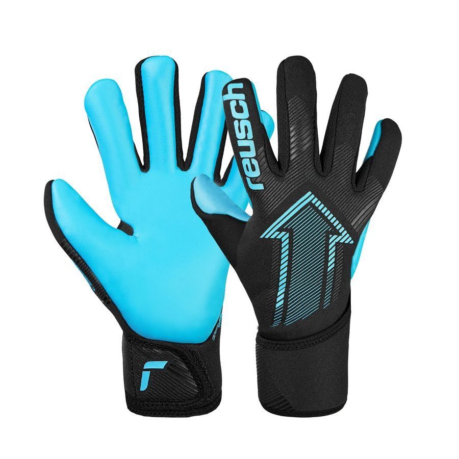 Reusch Gants de Gardien Fastgrip Aqua - Noir/Bleu Enfant