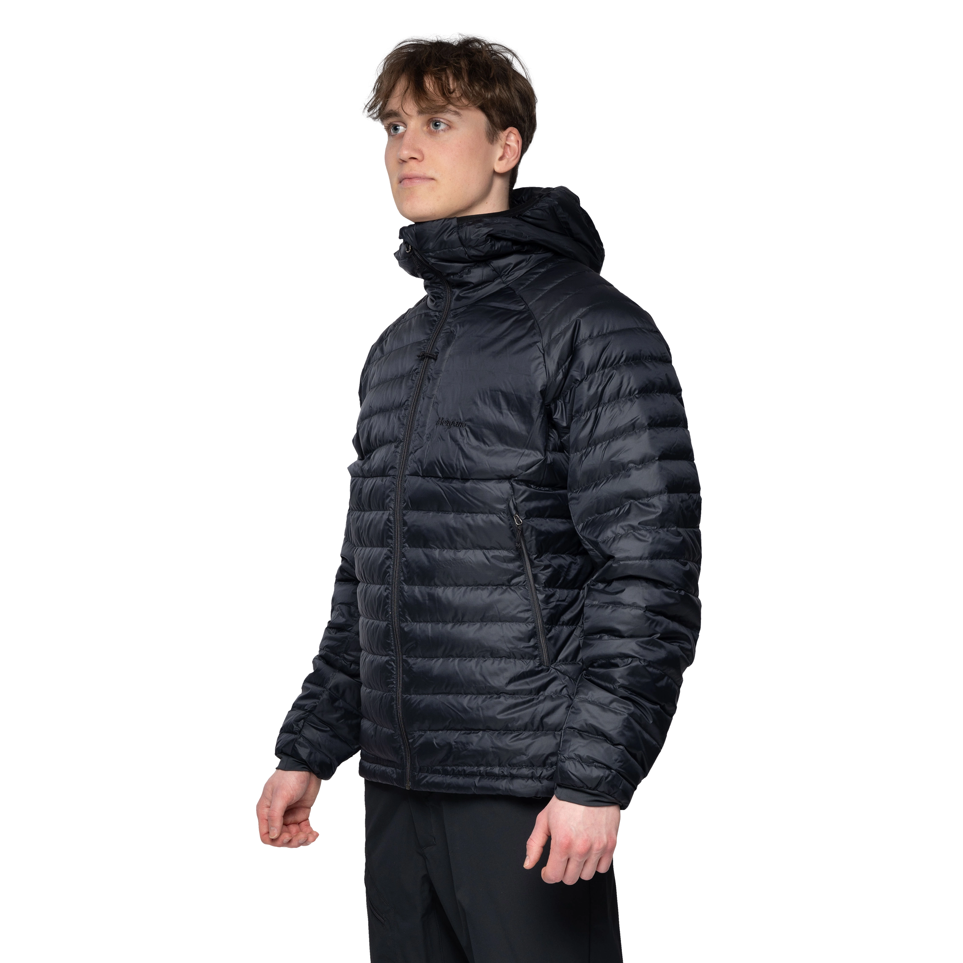 Vaagaa Light Down Jacket Hood Men Black