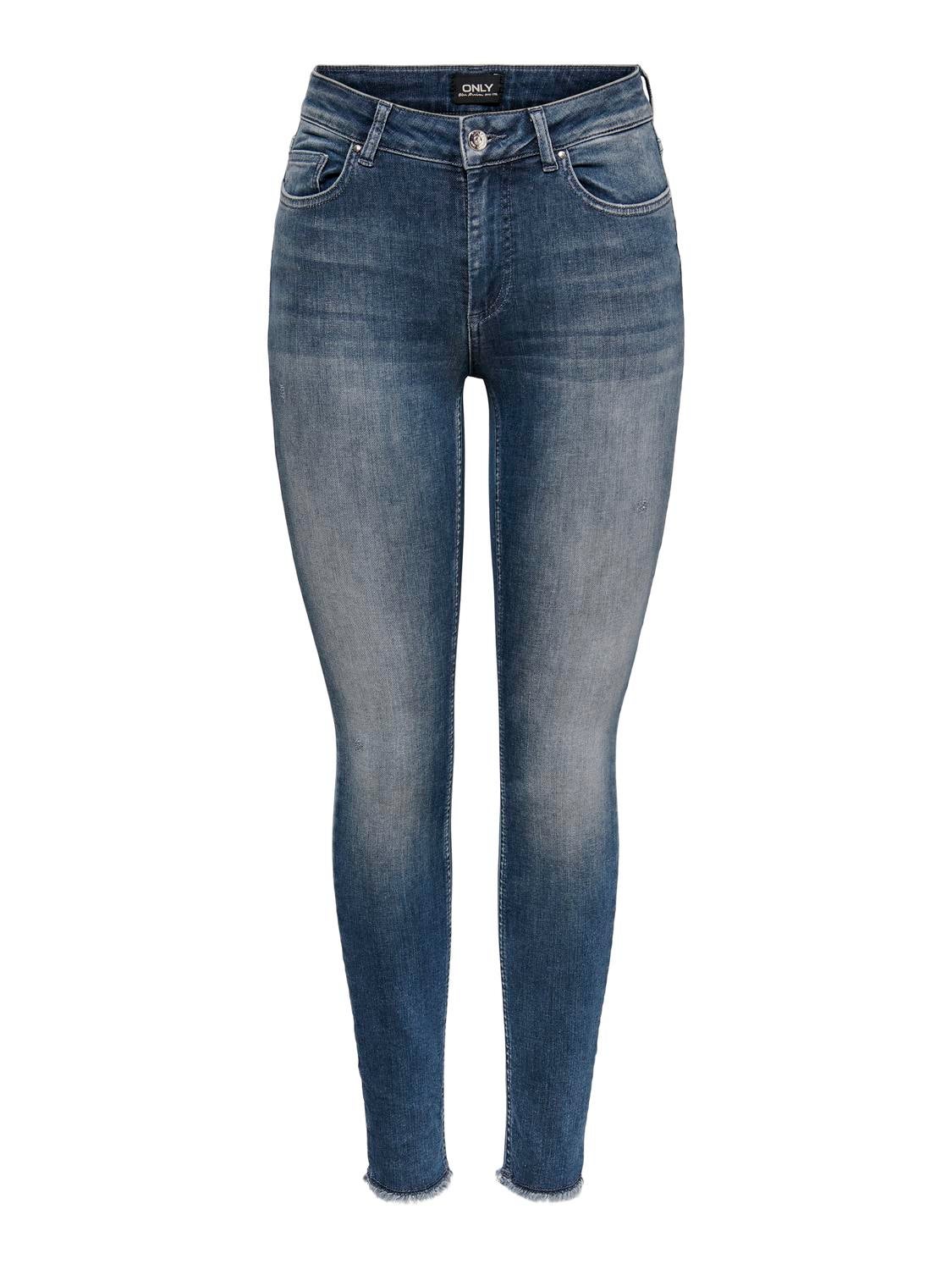 ONLBLUSH Mittlere Taille Skinny Fit Jeans Special Blue Grey Denim