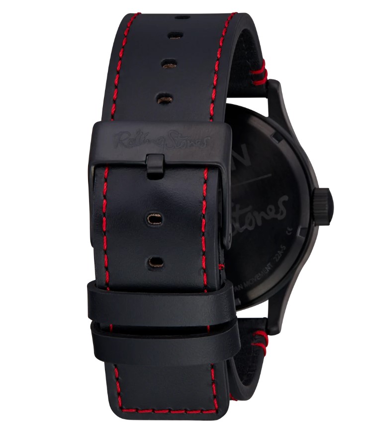 Nixon Rolling Stones Sentry Leather All Black