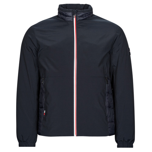 Tommy Hilfiger - MIX MEDIA STAND COLLAR JACKET Marino