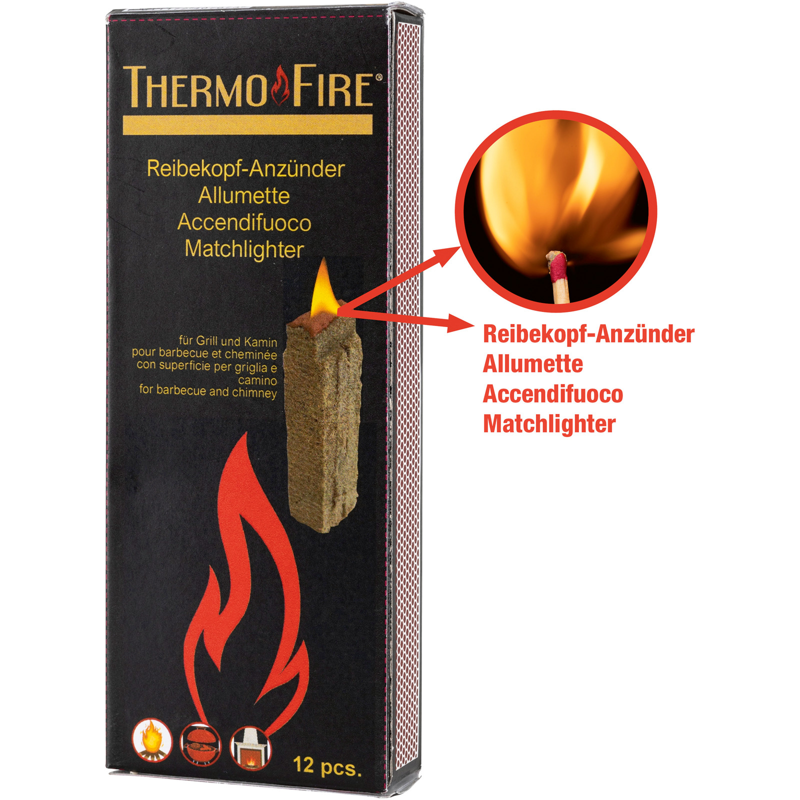 Thermo-Fire Reibekopf-Anzünder