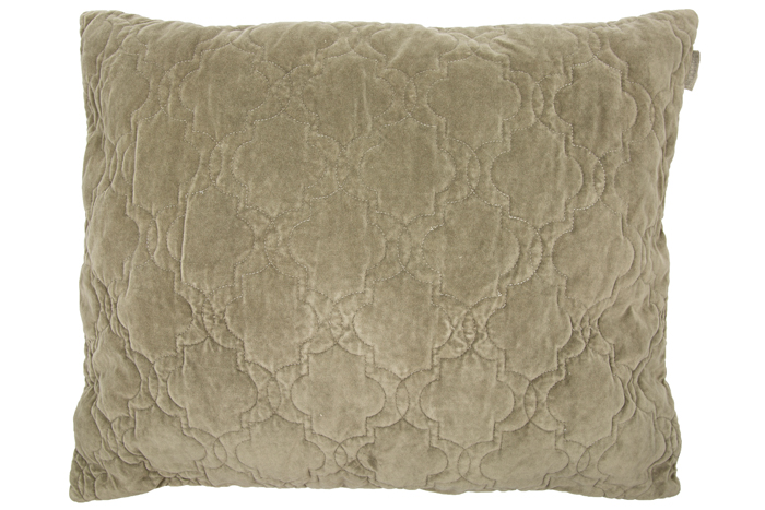 Velv cushion Jade olive grey 60