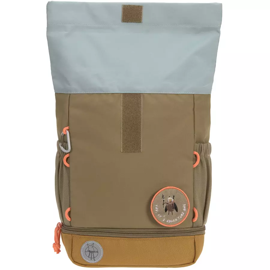 LÄSSIG Mini Rolltop Backpack, Nature olive
