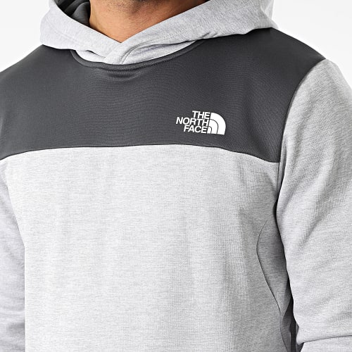 Sweat Capuche Reaxion A7ZA8 Gris Chiné