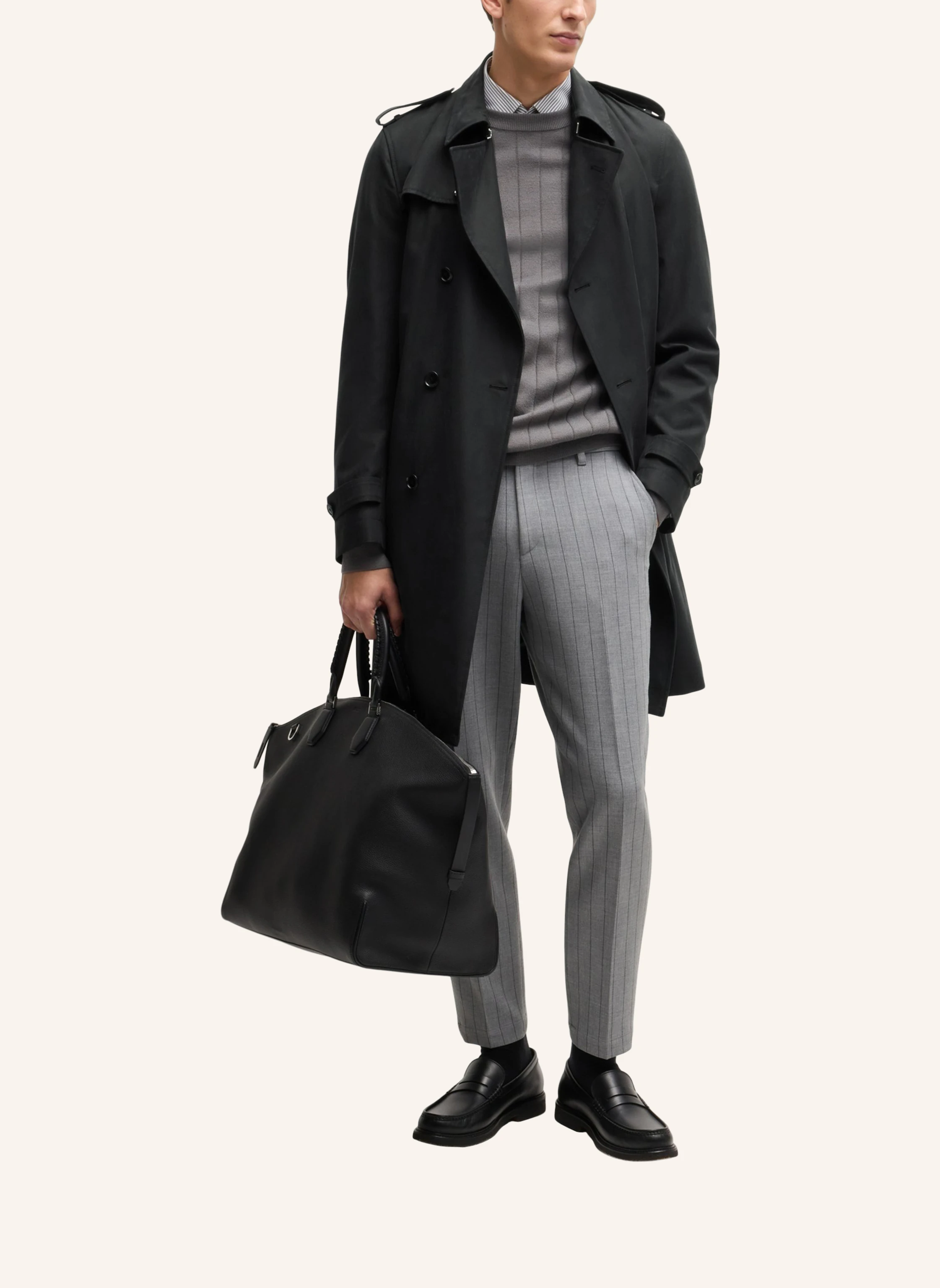 BOSS Trenchcoat H-HYDE-TRENCH-241 Slim Fit