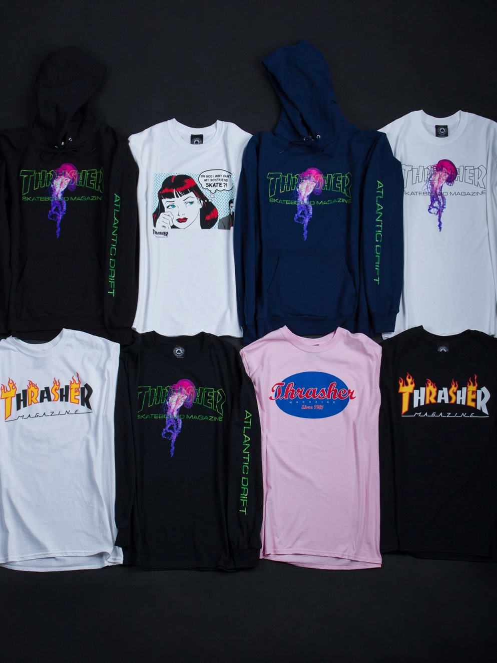 Thrasher Atlantic Drift T-Shirt white