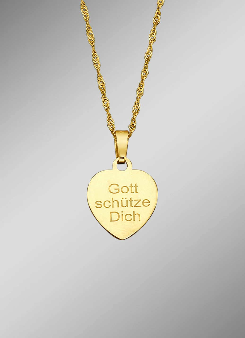 Anhänger Schutzengel mit Diamantschnitt