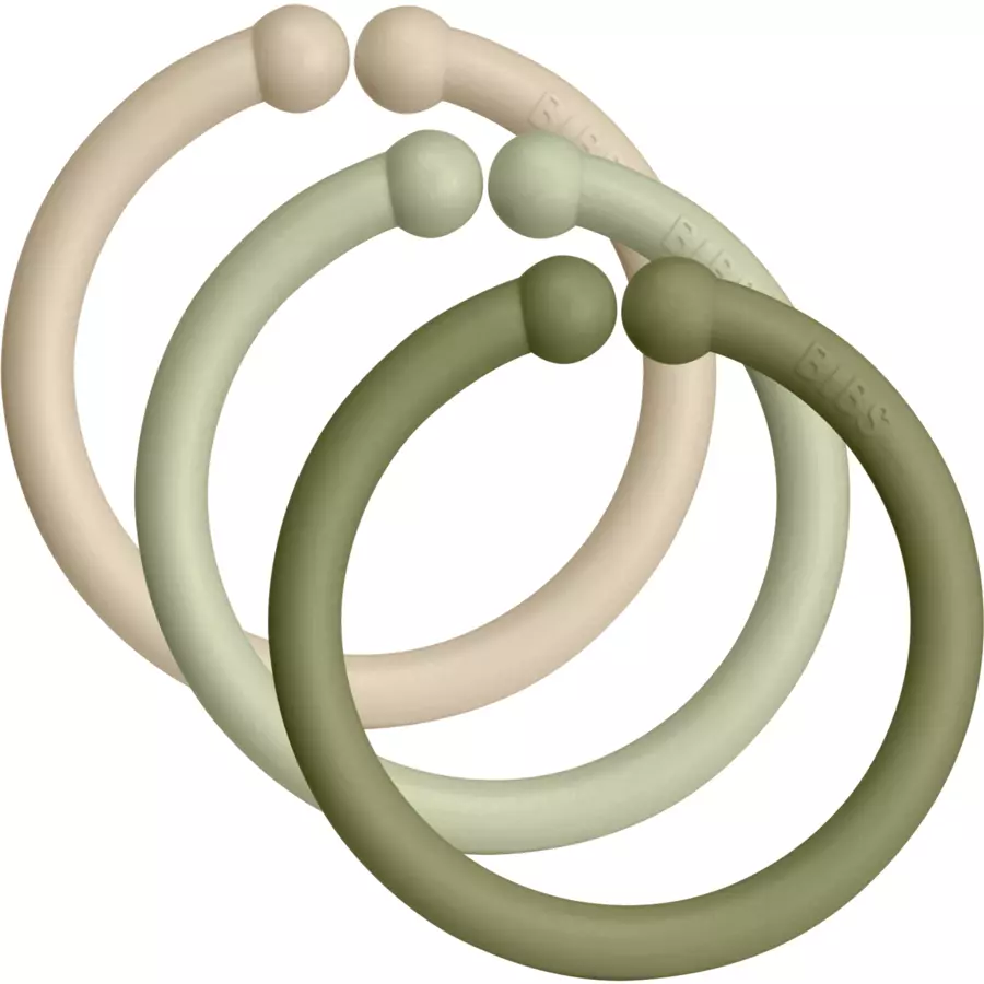 BIBS® Loops VanillaSageOlive 12 Stück