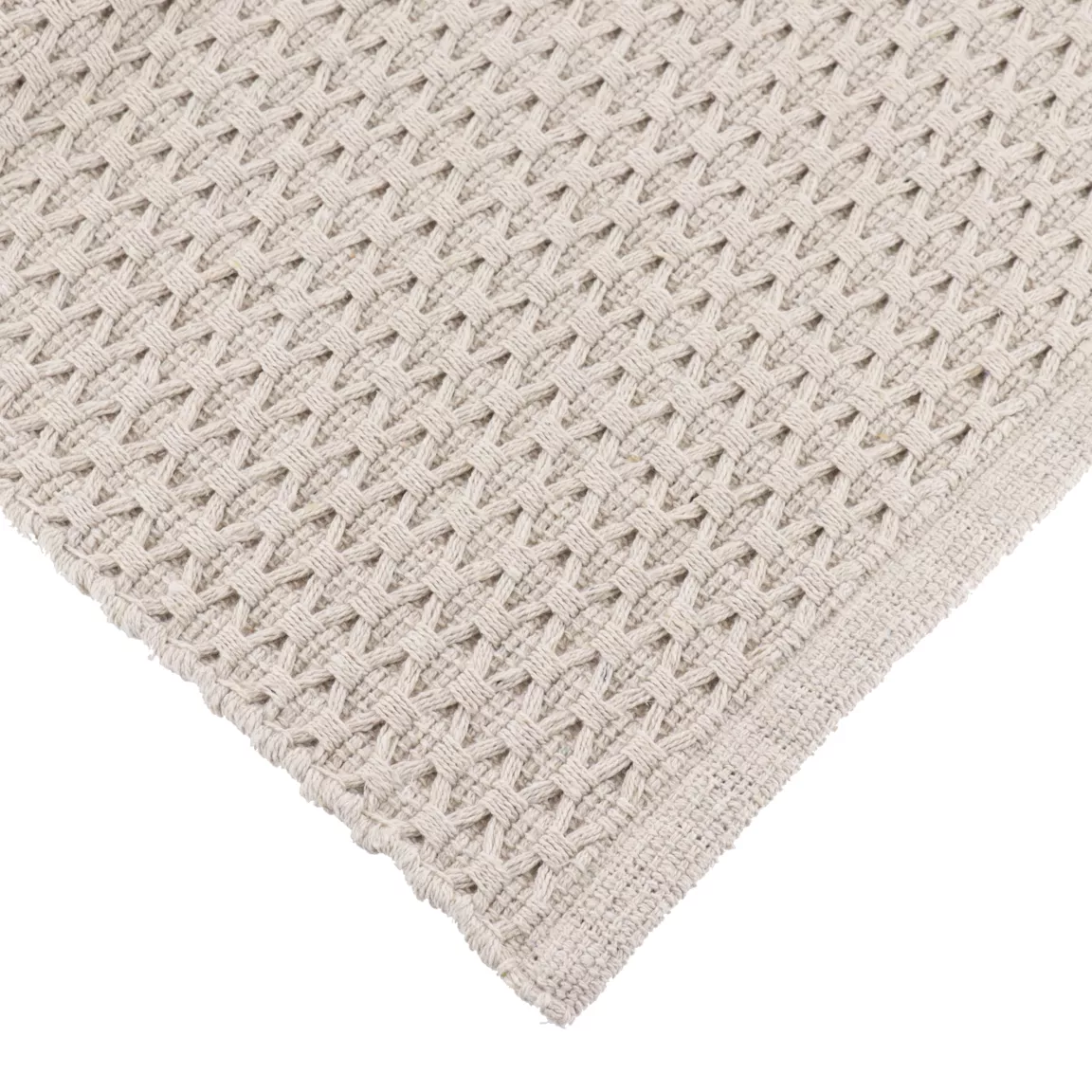 Tapis coton tressé (45 x 90 cm) Quito Beige