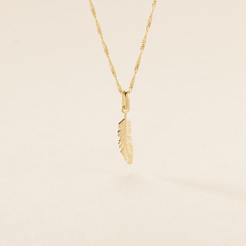 Pendentif Scabieuse Or Jaune