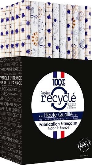 KRAFT COUCHE BLANC RECYCLE 0.70X2M