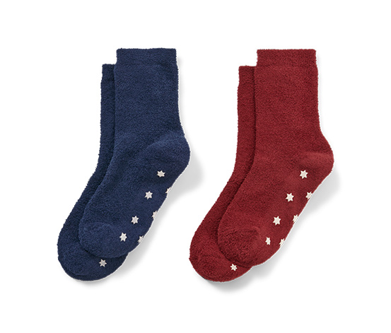 2 Paar Kinder-Kuschelsocken