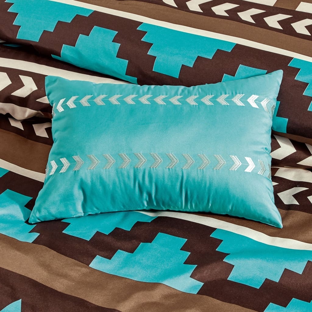Turquoise Comforter - 6 Piece Set
