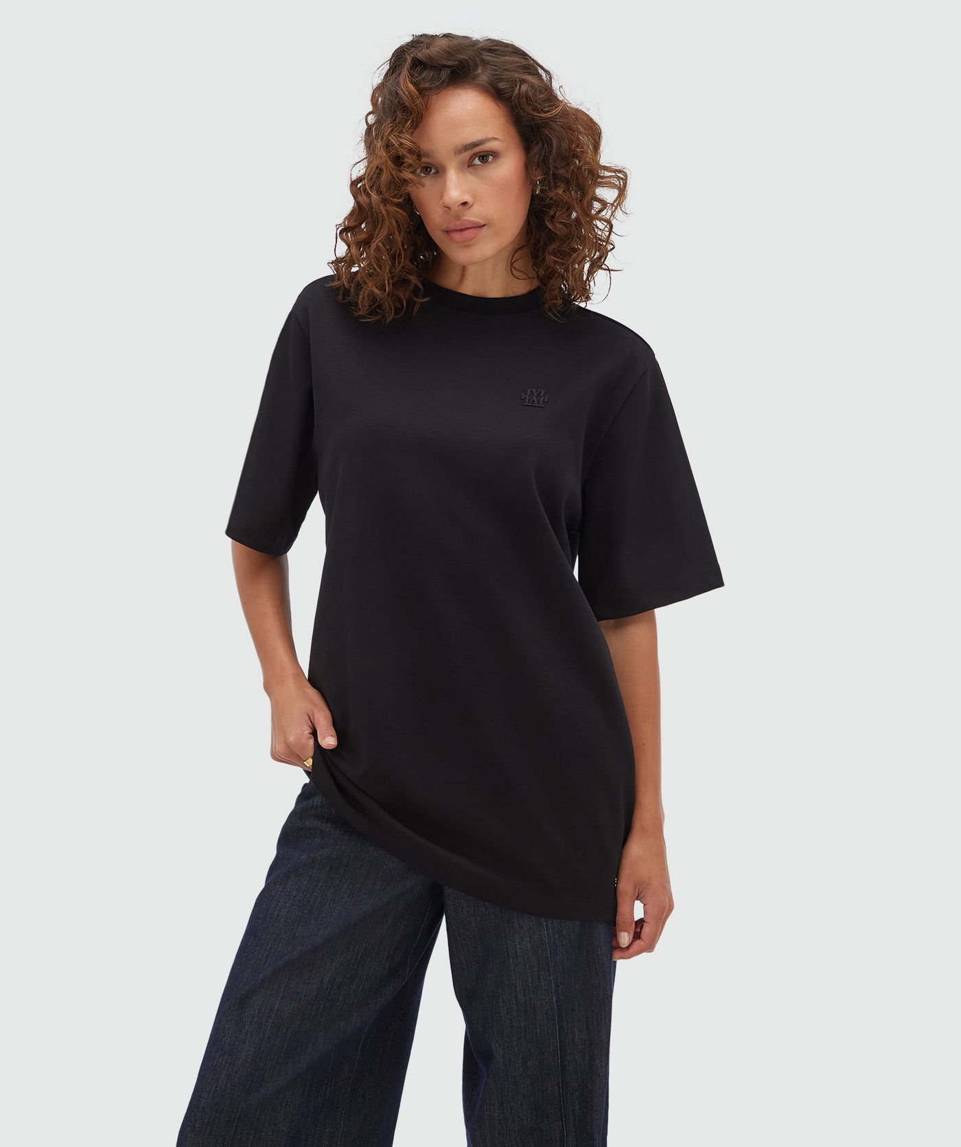 JV-PAXTON oversized T-shirt - black