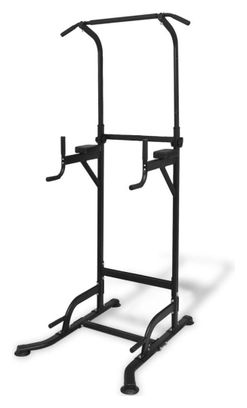 Tour de musculation 182 - 235 cm sport fitness noir 02_0000039