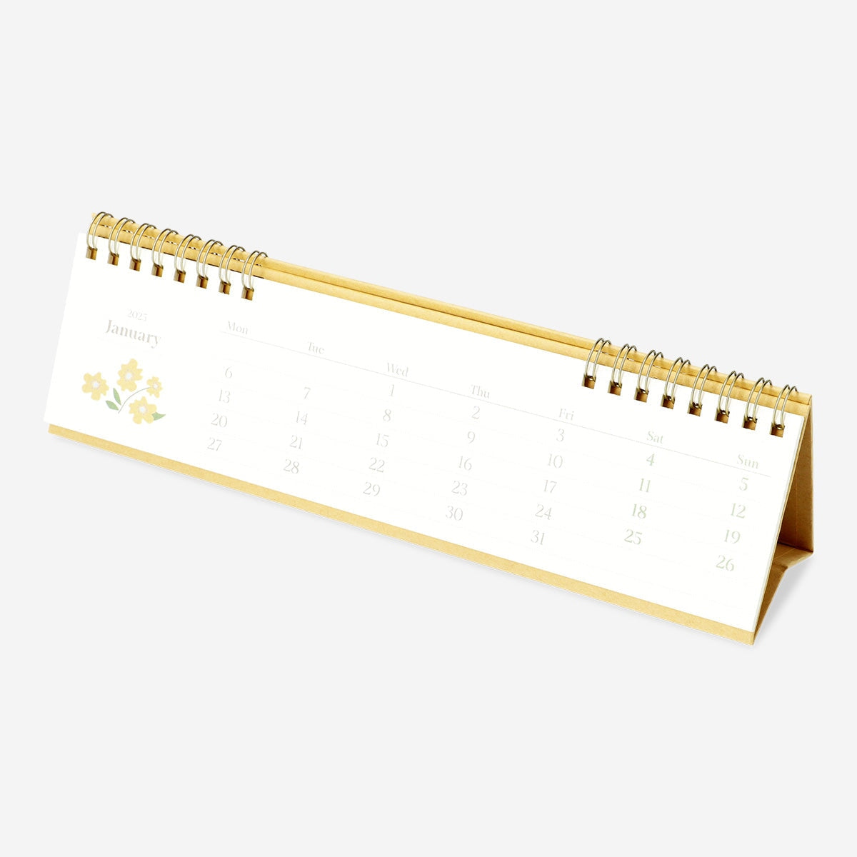 Skrivebordskalender - engelsk