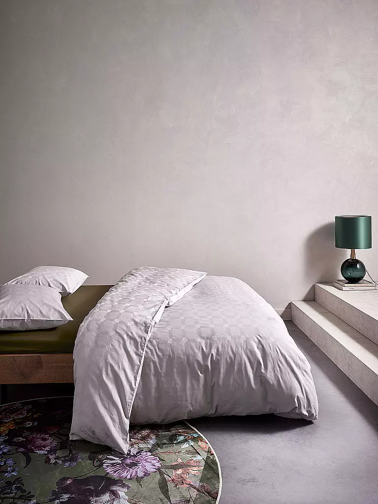 ESSENZA Satin Bettwäsche 70x90cm/140x200cm TAEDA Grey hellgrau