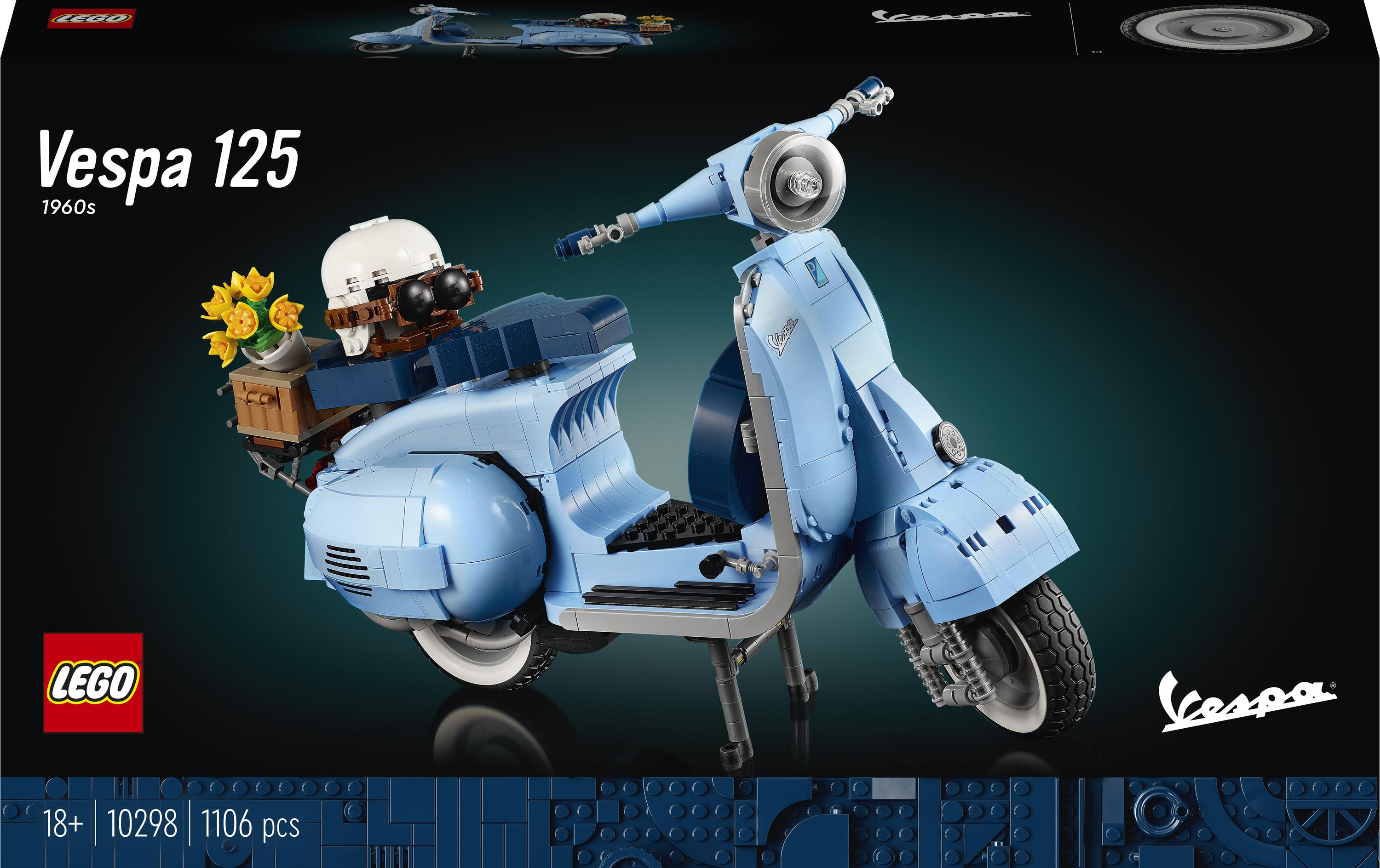 Icons Vespa 125 10298Die eigene Version des legendären Motorrollers zum Bauen und Ausstellen