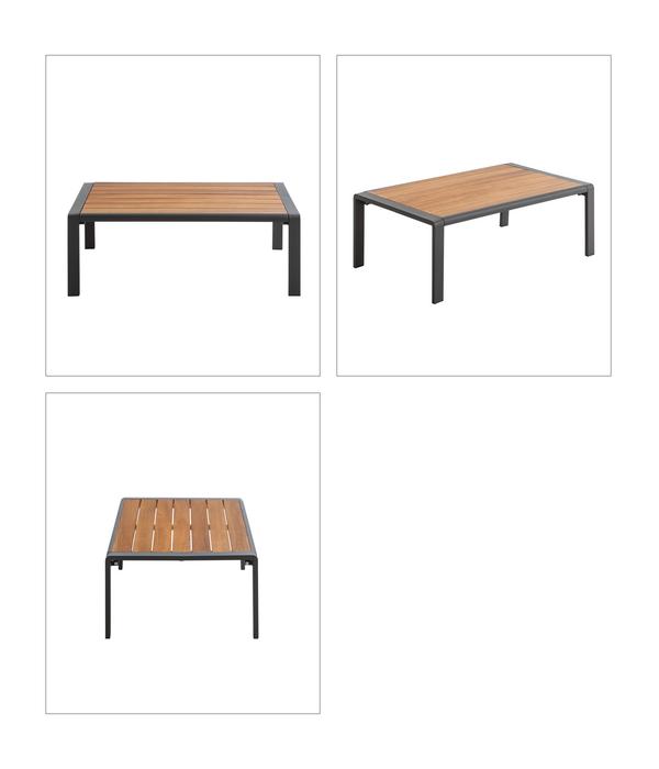 Dehner Lounge Milo, 4-teilig