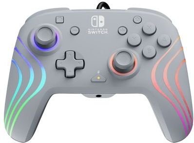 PDP Afterglow WAVE - Bedrade Controller - Grijs - Nintendo Switch